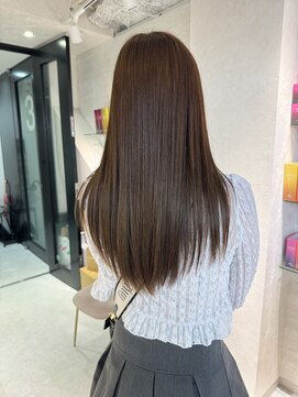 ユアーズヘア 新宿三丁目店(youres hair) マロングレージュ