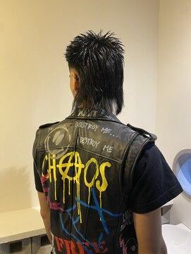 オルン(ORGN.) マレットヘア^^パンク^^デザインカット^^