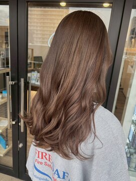 アミリー ひたち野うしく店(Amily) ハイライトバレイヤージュダブルカラーケアブリーチ30代40代