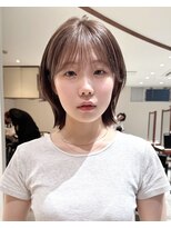 ホロ 渋谷(hollo)&nbsp;切りっぱなしボブ_結べるボブ_レイヤーボブ_タッセルボブ