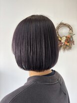 ジェムヘアスタジオ 湘南平塚南口店(Gem Hair Studio)&nbsp;艶グレージュの大人ボブ【Gem 神原】