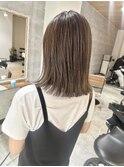 切りっぱなしボブ　ハイライト
