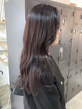 ヘアーアイストゥーレ(HAIR ICI TRE) ブリーチなしダブルカラー オリーブ 担当渡辺聖
