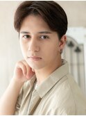 20代30代かき上げセンターパート社会人メンズカットd新所沢