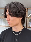 好印象◎20代フェザーパーマ×ビジネスショート