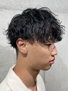 ブルニール 中崎町(BLEUNIR) ツイストスパイラル 縦落ちツイスパ ツーブロック