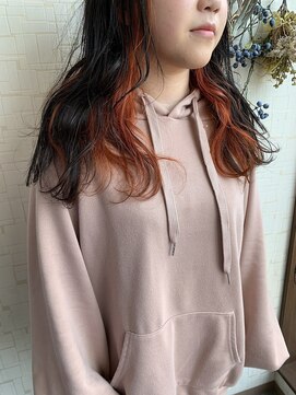 グラムアッシュ(GLAM ASH) オレンジインナーカラー