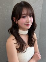 ロンドワン 三宮元町(Lond one)&nbsp;韓国風レイヤー/くびれ巻き/ダークグレージュ/髪質改善