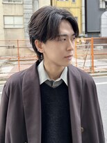 アイユー(ii+U)&nbsp;フェザーパーマ　センターパート