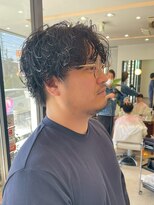 ヘアーアンドエステ ハラダ 滝ノ水店(Hair&Esthe Harada)&nbsp;メンズ/スパイラルパーマ/マッシュショート