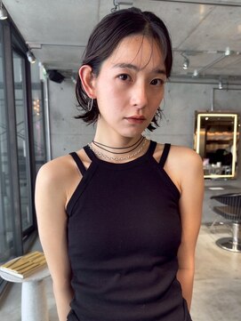 スクリーンギンザメゾン 銀座(SCREEN GINZA MAISON.) ミルクティーブロンド/ダークブルー/デジタルパーマ/銀座
