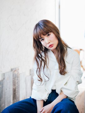 キズナ(KIZUNA) ミルクティーカラー×ゆるカール