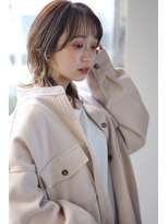 リップス デリコ(LIPS derico)&nbsp;【LIPSderico/鈴木初穂】ミディアムレイヤー×シースルーバング