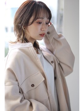 リップス デリコ(LIPS derico) 【LIPSderico/鈴木初穂】ミディアムレイヤー×シースルーバング