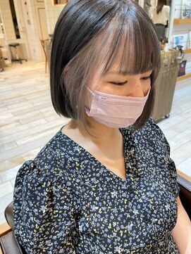 ネオリーブ アンド 渋谷店(Neolive &) 【Neolive＆渋谷店】ミニボブ＆顔周りイヤリングカラー