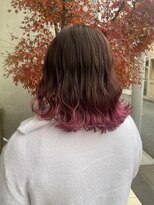 エム インターナショナル 春日部本店(EMU international) 裾カラー ピンク