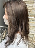 ハイライト×アッシュベージュ