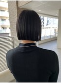 耳にかけても可愛い！簡単！オシャレ！切りっぱなしbob