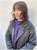 ヘルシースタイル前髪デジタルパーマ美髪小顔補正立体カット