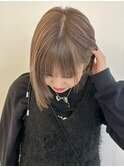 ☆ブリーチなし透明感カラー ダブルカラー ベージュカラー