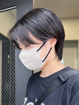 アイティーバイアルバム 松戸店(IT by ALBUM) ショートレイヤー_ピンクブラウン切りっぱなしボブ_ba471981