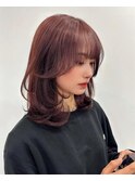 RENYA ミディアムレイヤー 盛れる顔まわり イメチェン
