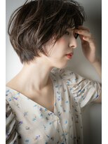 カバーヘア ブリス 大宮西口(COVER HAIR bliss) 小顔補正カット黒髪立体感ひし形小顔ショートボブs大宮30代40代