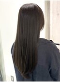 ★30代40代★赤みのないオリーブグレージュカラー髪質改善カラー