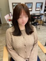 マーリャヘアー(mallia hair)&nbsp;レイヤースタイルレイヤーカットロングレイヤー小顔スタイル