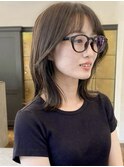 名古屋レイヤーカットハッシュカットミディアム20代30代40代ボブ