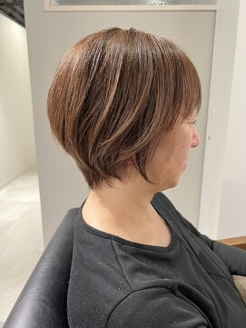 ピアーネ 三宮トアロード店(PIANE) 40代からの骨格補正ショート◇ココアベージュ