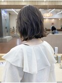 ブリーチなしダブルカラーミディアムボブ20代30代40代夏カラー