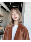 似合わせカットメルティカラー着物フェミニンロング