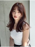 フェイスレイヤー×セミロング