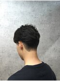 大人男子パーマ