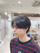 メレ 仙台(Mele)&nbsp;仙台メンズヘア/シースルーセンターパート/メンズセンターパート