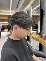 ニコ トウキョウ ヨコハマ(nico)&nbsp;メンズセンターパートウルフセンターパートニュアンスパーマ襟足