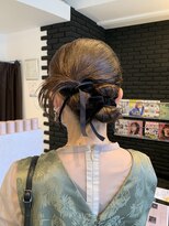 ヘアーアンドカラー ルジャルダン 葛西店(le jardin) お呼ばれヘア・流行りのカチモリアレンジ♪