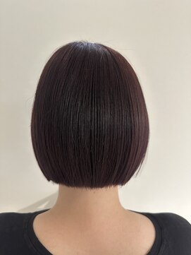 アヴァンスクロス あべのルシアス店(AVANCE.CROSS) ボブ×ピンクラベンダー