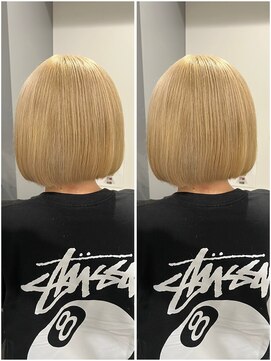 ローリン(Rolling) 【KOBA】 10代20代/ボブ/ホワイトミルクティー/天神大名