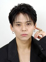 オーシャントーキョーオーバー 渋谷(OCEAN TOKYO OVER)&nbsp;マッシュセンターパートツーブロックフェザーパーマニュアンス