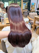 バイオレット 表参道店(Violet)&nbsp;バーガンディチェリーレッド赤みブラウン髪質改善トリートメント