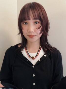 ユー(yew) ミディアムレイヤーカット/ウルフレイヤーカット/顔まわりカット