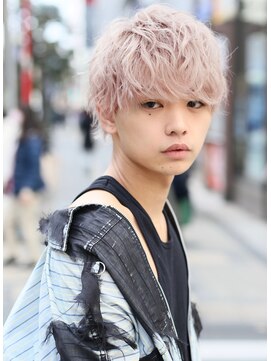 テンバイリップスヘアー(TEN by LIPPS hair) ホワイトミルクティーベージュ無造作マッシュショート