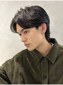 毛流れセンターパート/リバースセンターパート/ニュアンスパーマ