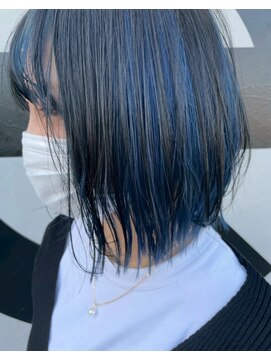 イロウ 山口どうもん店(IROW) ダブルカラー/アンブレラカラー/ブルー/ブリーチカラー