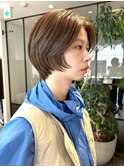 クールショート/レイヤーショート/前髪白髪/20代30代40代50代