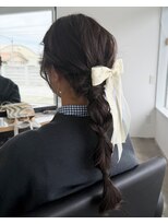 エトワールプラス 編みおろしお呼ばれヘアセット