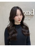 ◎イメチェン前髪ピンクベージュ似合わせカット髪質改善レイヤー
