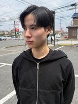ラパンセブランメンズ 蟹江(LA PENSEE BRUN MEN'S)&nbsp;ナチュラルセンターパート